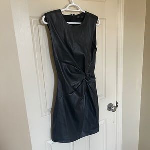 Dynamite Faux Leather Dress Sz M
